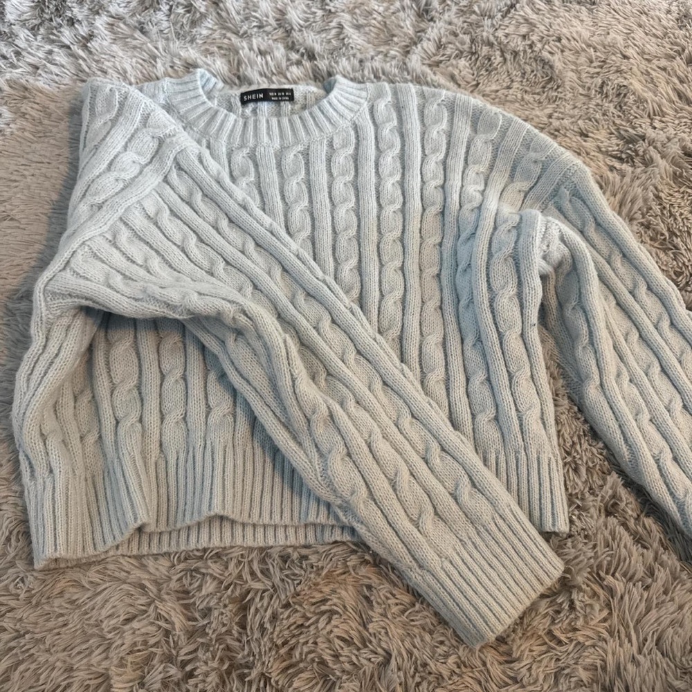 SHEIN Women's Blue Cardigan